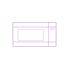 Fixtures Microwave Frigidaire Gallery Built In Microwave 2.2 Cu Ft Sketch Svg Vector, Free Vectors File